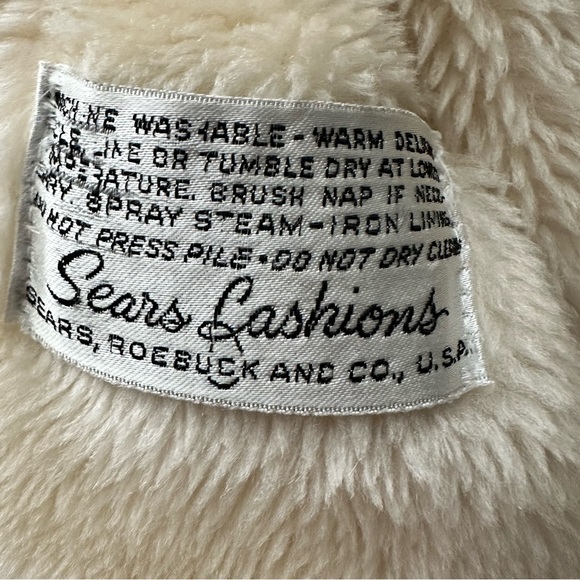 Vintage Vegan Faux Fur Midi Coat Women’s Size Medium - Picture 6 of 9